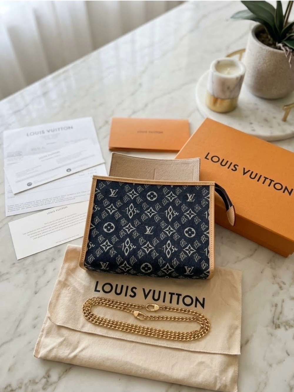 🦋Louis Vuitton 🦋

Toiletry “Blue Since 1854 “ Canvas Pouch